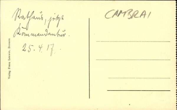 Cambrai Rathaus Kommandantur – Bild 2