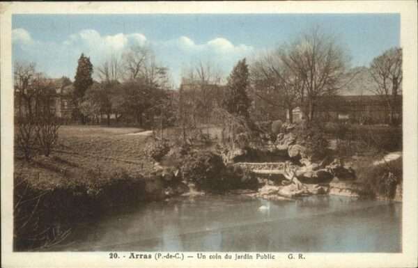 Arras Pas-de-Calais Coin du jardin Public