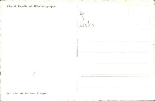 Kiental Kapelle Blümlisalpgruppe – Bild 2