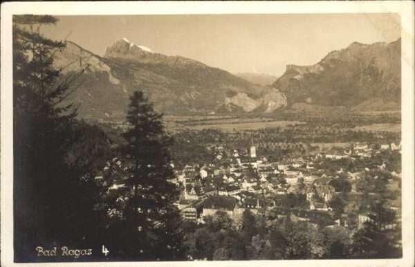 Bad Ragaz Ragatz Luftbild