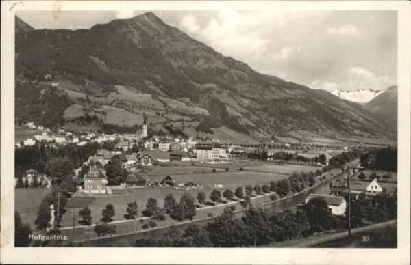 Hofgastein Pongau Gasteinertal