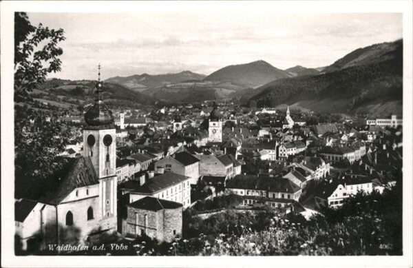 Waidhofen Ybbs Kirche Ortsansicht