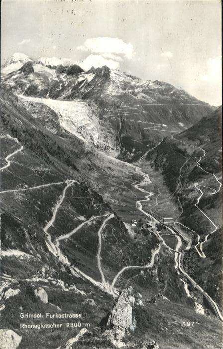 Grimsel Pass Furkastrasse Rhonegletscher
