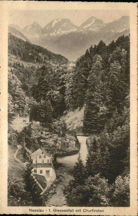 Nesslau Giessenfall Churfirsten