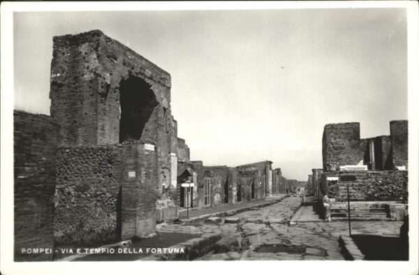 Pompei Tempio della Fortuna