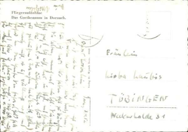 Dornach SO Goethenaum Fliegeraufnahme – Bild 2