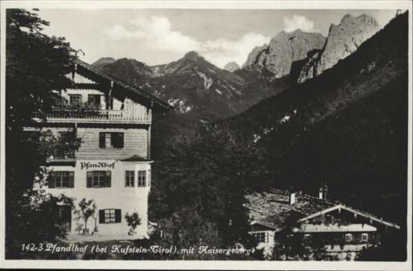 Kufstein Tirol Pfandlhof Kaisergebirge