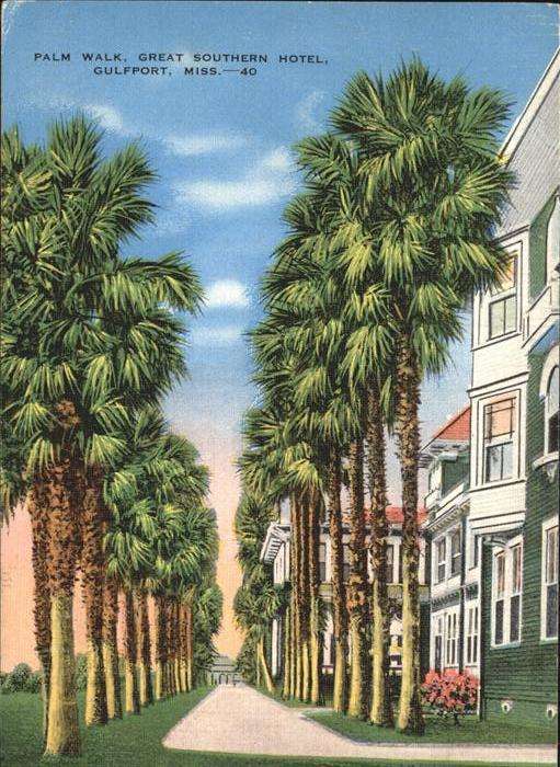 Gulfport Palm Walk Great Southern Hotel