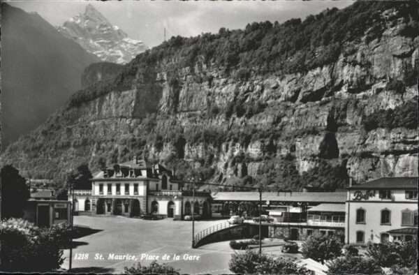 St Maurice Valais Place de la Gare