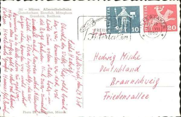 Muerren BE Allmendhubelbahn Gletscherhorn Ebnefluh – Bild 2