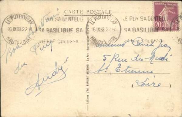Le Puy-en-Velay Place Breuil Fontaine Crozatler – Bild 2