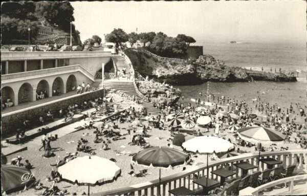 Biarritz Pyrenees Atlantiques Plage Port Vieux