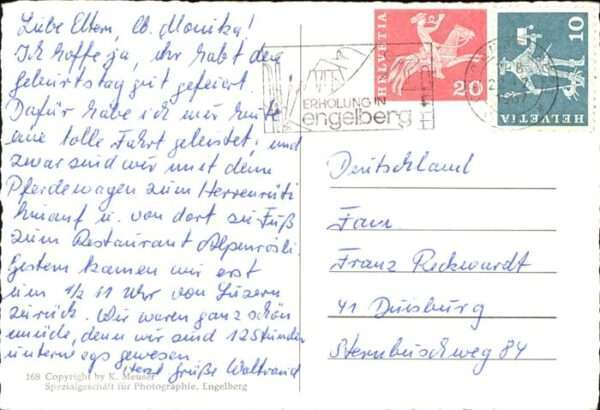 Engelberg OW Restaurant Aplenrösli Surenental Schafe – Bild 2