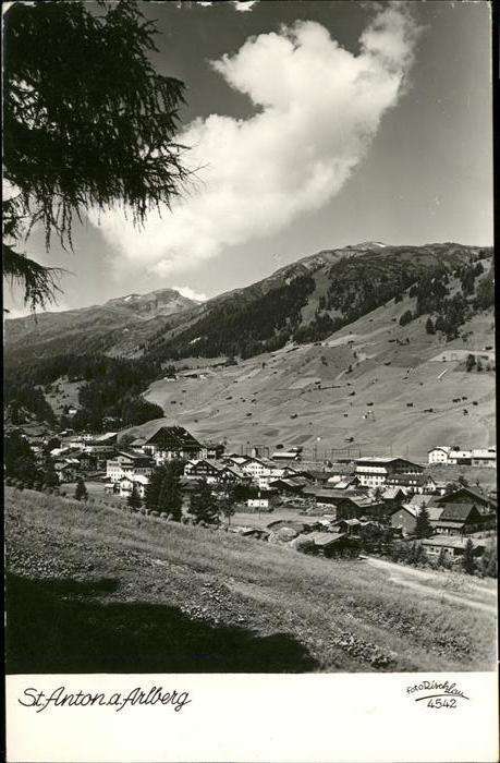 St Anton Arlberg Teilansicht