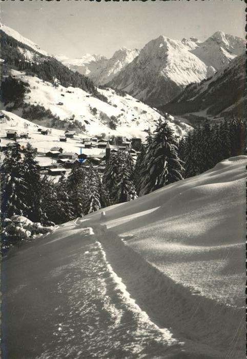 Klosters Dorf Silvrettagruppe