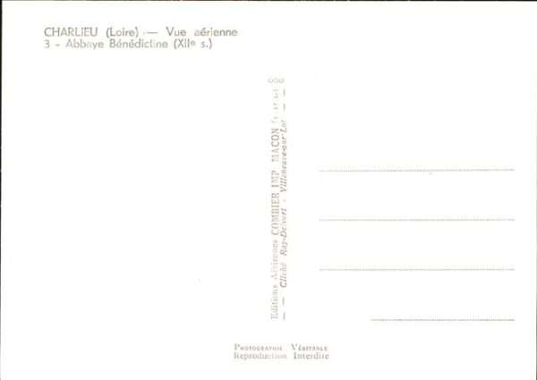 Charlieu Abbaye Benedictine Fliegeraufnahme – Bild 2