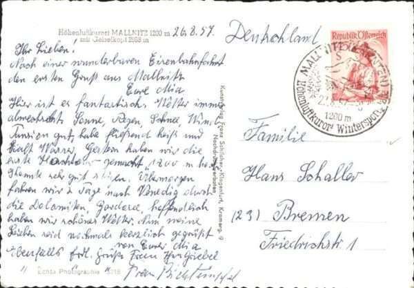 Mallnitz Kaernten Geiselkopf – Bild 2