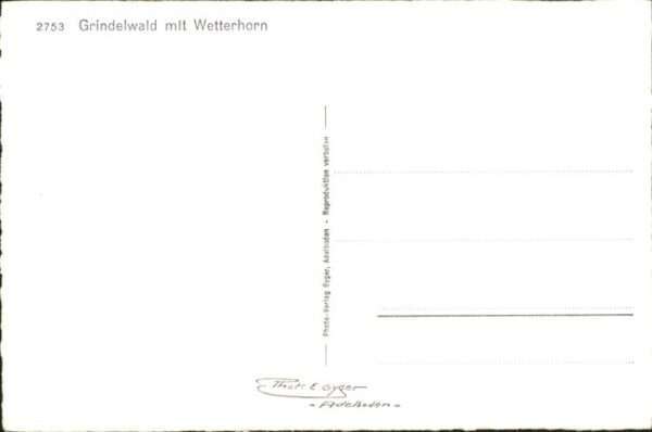 Grindelwald Wetterhorn – Bild 2