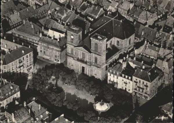 Belfort Alsace Fliegeraufnahme Eglise Saint-Christophe