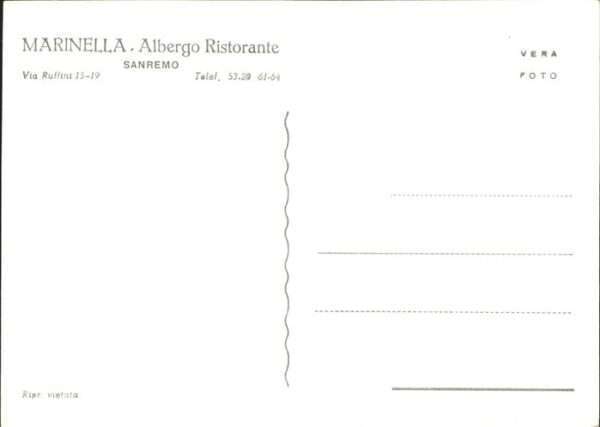 San Remo Albergo Ristorante Marinella – Bild 2
