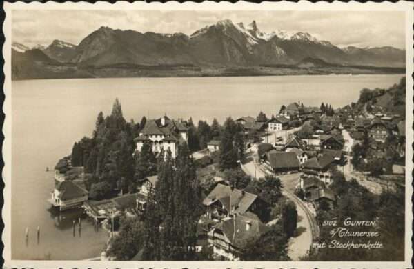 Gunten Thunersee Stockhornkette