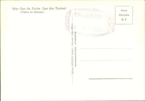 Muenster Haut Rhin Elsass Lac du Forlet lac des Truites vallee de – Bild 2