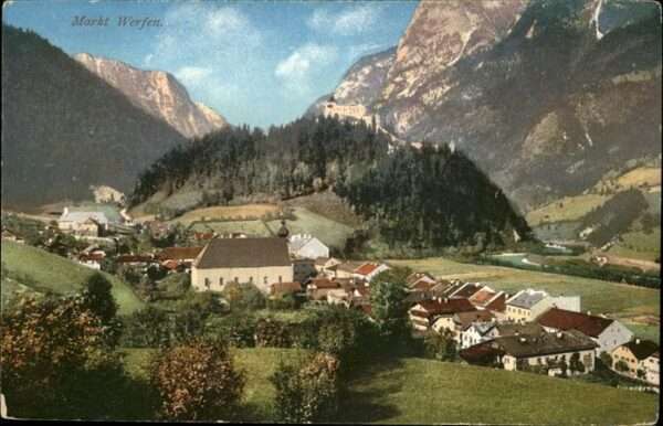 Markt Werfen Salzburger Land Gesamtansicht