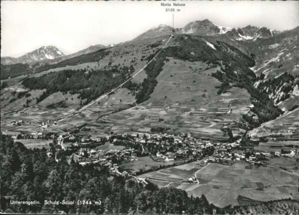 Schuls GR Panorama Unterengadin