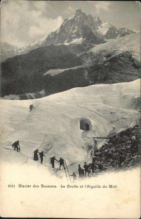 Gletscher La Grotte du Midi Bergsteigen Schweiz