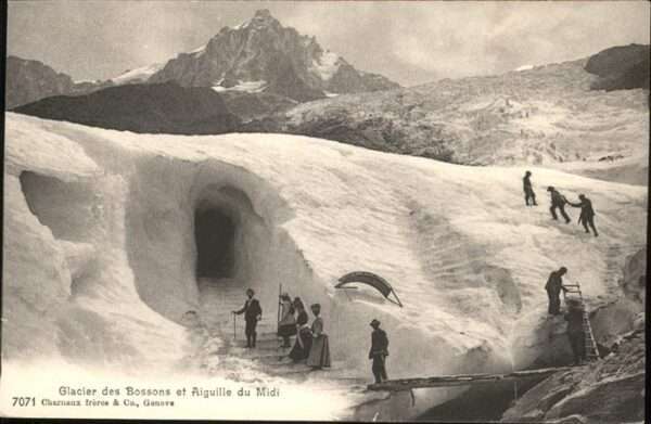 Gletscher Aiguille du Midi Schweiz Wanderung