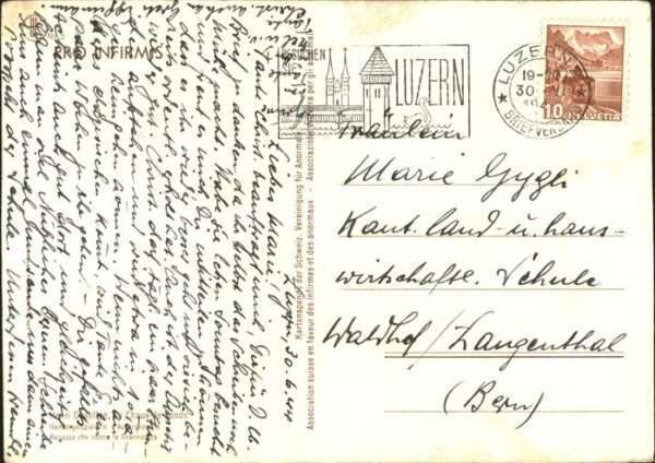 Akkordeon Tracht Frau Luzern – Bild 2