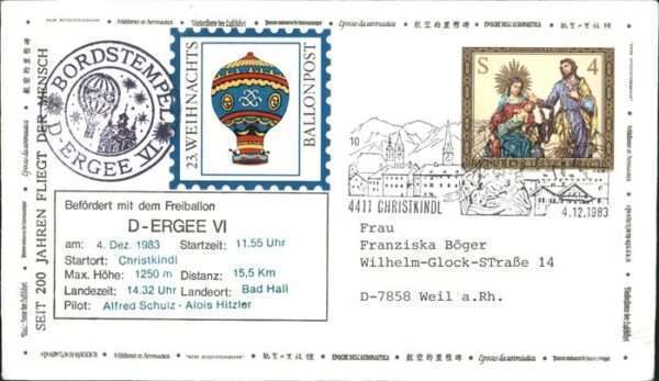 Heissluftballon D-Ergee VI