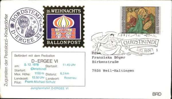 Heissluftballon D-Ergee VI