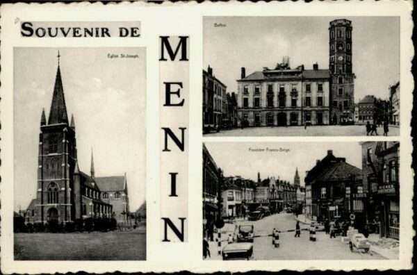 Menin Eglise St. Joseph Beffroi Frontiere Fra