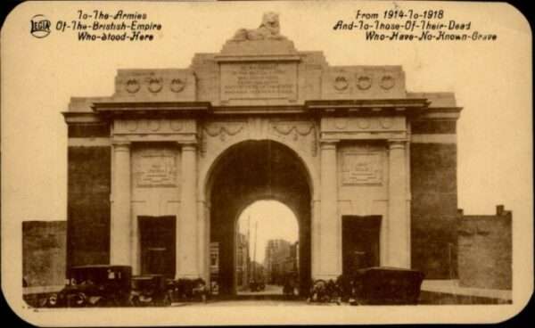 Ypern Ypres Menenpoort Ehrenbogen