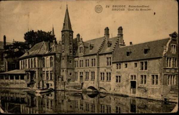 Brugge Bruges Rozenhoedkaai Quai Rosaire