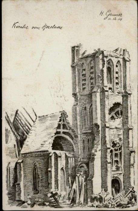 Bezelaere Kirche Künstler H. Gruner