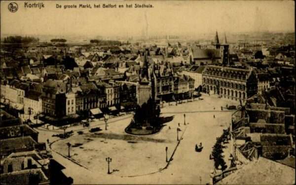 Kortrijk West-Vlaanderen Kortrijk Groote Markt Stadhuis