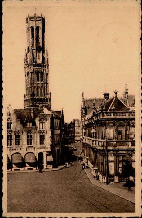 Brugge Bruges Burgplaats Place Bourg Beffroi