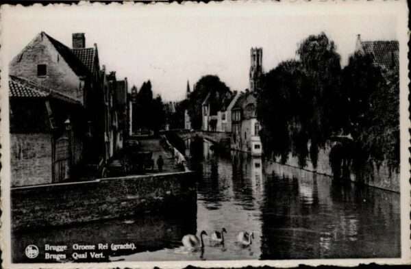 Brugge Bruges Groene Rei Quai Vert