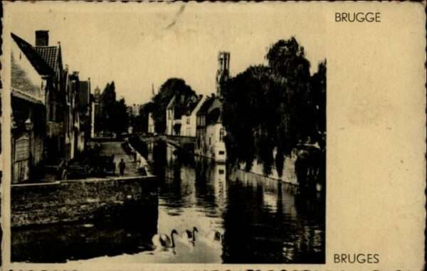 Brugge Bruges Groene Rei Quai Vert