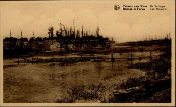 Yper Ypres Ruine Puinen Vestingen Remparts