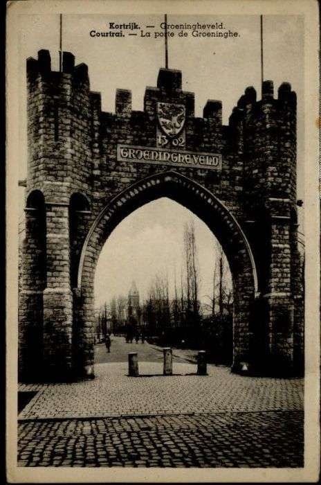 Kortrijk West-Vlaanderen Kortrijk Courtrai Groeningheveld Porte