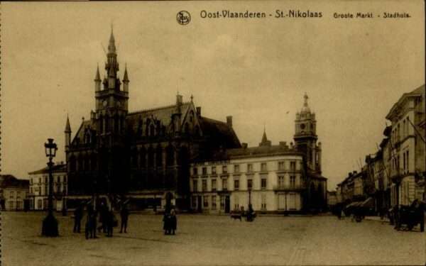 Saint-Nikolaas Oost-Vlaanderen Groote Markt Stadhuis