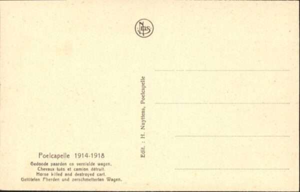 Poelcapelle Pferdegerippe Wagen – Bild 2