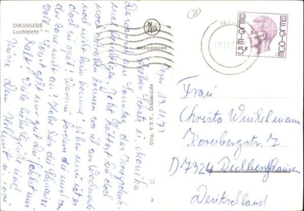 Diksmuide Flandre Diksmuide Fliegeraufnahme Luchtzicht – Bild 2