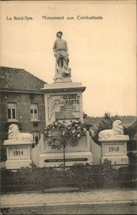 La Reid Monument Combattants