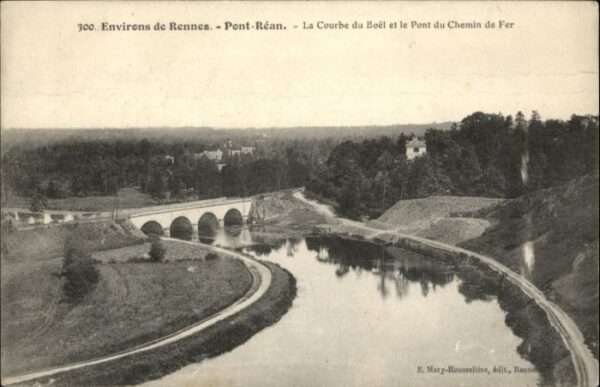 Pont Rean Courbe du Boel Pont du Chemin de Fer