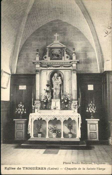 Trigueres Eglise Chapelle Sainte-Vierge