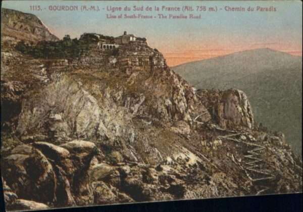 Gourdon Alpes-Maritimes Chemin Paradis